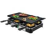 Electronice si Electrocasnice - Electrocasnice bucatarie - Aparate de gatit & desert - Gratare electrice - Gratar Raclette Adler AD 6616, 1400 W, 8 persoane - Infinity.ro