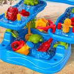 Jucarii, Copii si Bebe - Jucarii si jocuri - Jucarii de exterior - Jucarii pentru plaja si nisip - Masuta de nisip si apa cu cascade, roti si accesorii - Infinity.ro