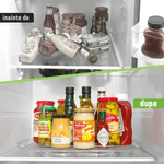Casa si Gradina - Mobilier - Organizare si depozitare - Organizatoare pentru sertare si dulapuri - Organizator rotativ frigider 40x30 cm  Platou 360° antialunecare, economisire spatiu - Infinity.ro