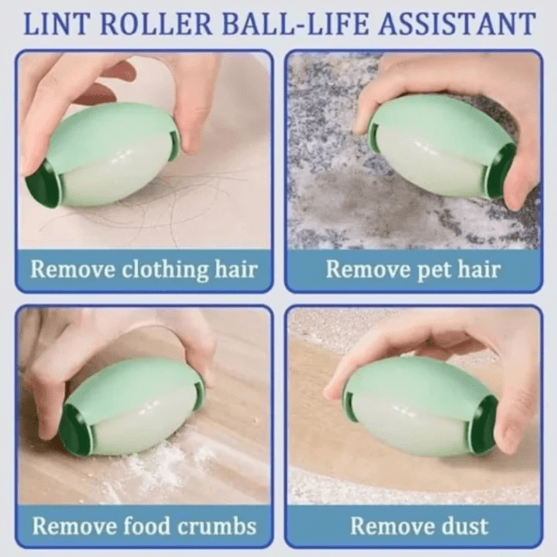 Market - Spalare si intretinere rufe - Produse intretinere textile - Intretinere textile - Roller Reutilizabil pentru Scame si Par de Animale, Lavabil, Fara Adeziv, Compact - Infinity.ro