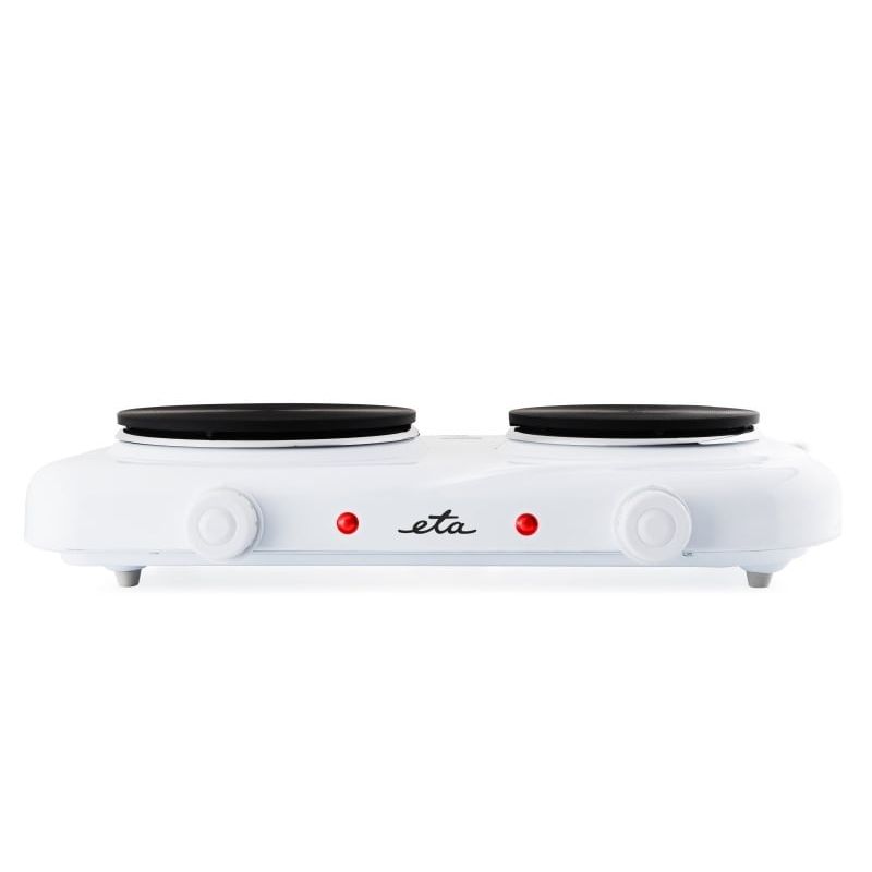 Electronice si Electrocasnice - Aragazuri, cuptoare si hote - Plite incorporabile - Plite electrice - Plita electrica ETA 3118 90000, 2 ochiuri din fonta 18 cm si 15 cm, 2500 W, alb - Infinity.ro