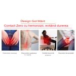 Casa si Gradina - Textile si covoare - Perne si pilote - Perne - Perna ortopedica pentru sezut din spuma cu memorie 4D, QFC-077 Arvada ErgoSupport, forma U - Infinity.ro