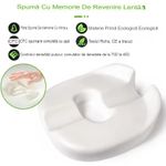 Casa si Gradina - Textile si covoare - Perne si pilote - Perne - Perna ortopedica pentru sezut din spuma cu memorie 4D, QFC-077 Arvada ErgoSupport, forma U - Infinity.ro