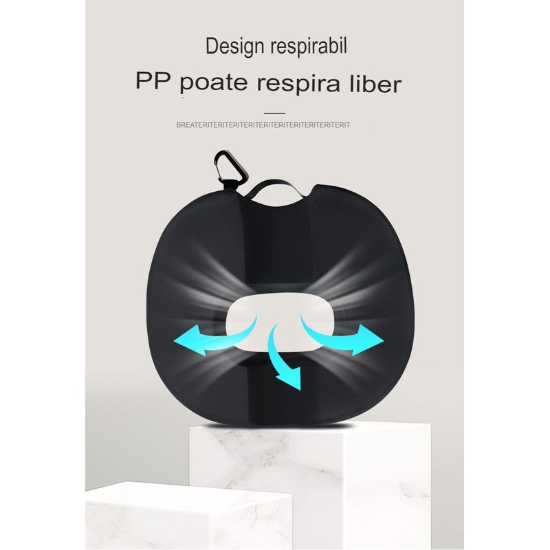 Casa si Gradina - Textile si covoare - Perne si pilote - Perne - Perna ortopedica pentru sezut din spuma cu memorie 4D, QFC-077 Arvada ErgoSupport, forma U - Infinity.ro