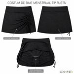 Fashion, accesorii si bijuterii - Femei - Lenjerie si pijamale femei - Costume de baie femei - M - Negru - 20 cm - Model 1 - 26-28 - Nailon - Infinity.ro