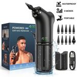 Ingrijire personala si Cosmetice - Aparate & accesorii ingrijire personala - Aparate cosmetice - Aparate intretinere si ingrijire corporala - Aparat portabil pentru curatat urechile, GlowforHome, LED, Capacitate 250ml, pentru Adulti/Copii, negru - Infinity.ro