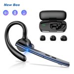 TV, Audio-Video si Foto - Portabile audio - Casti audio - Casca Bluetooth New Bee M54, Autonomie 60 ore, Anulare zgomot, Multipoint, Albastru - Infinity.ro