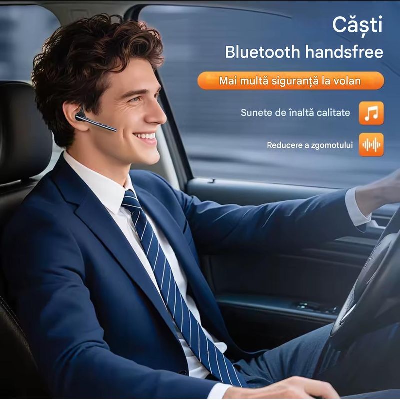 TV, Audio-Video si Foto - Portabile audio - Casti audio - Casca Bluetooth New Bee M54, Autonomie 60 ore, Anulare zgomot, Multipoint, Albastru - Infinity.ro