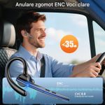 TV, Audio-Video si Foto - Portabile audio - Casti audio - Casca Bluetooth New Bee M54, Autonomie 60 ore, Anulare zgomot, Multipoint, Albastru - Infinity.ro