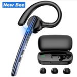 TV, Audio-Video si Foto - Portabile audio - Casti audio - Casca Bluetooth New Bee M54, Autonomie 60 ore, Anulare zgomot, Multipoint, Albastru - Infinity.ro