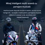 TV, Audio-Video si Foto - Portabile audio - Casti audio - Casca Bluetooth Moto CerCip Y12 Pro, Intercom pentru 2 persoane, Autonomie 20 ore, Rezistenta la apa, Anulare zgomot - Infinity.ro