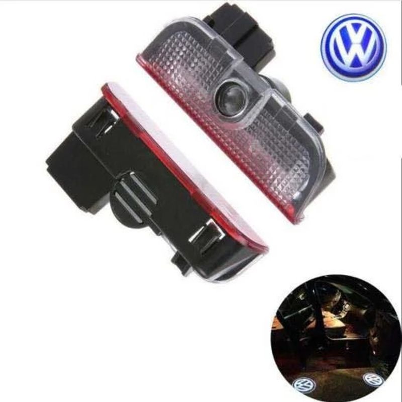 Auto si Moto - Electrice auto - Iluminare si semnalizare - Becuri auto - Lampi Portiere Volkswagen cu LOGO,  Tiguan, Touareg, CC, Passat, Golf, Jetta, Sharan, Sirocco, Eos - Infinity.ro