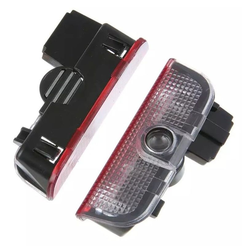 Auto si Moto - Electrice auto - Iluminare si semnalizare - Becuri auto - Lampi Portiere Volkswagen cu LOGO,  Tiguan, Touareg, CC, Passat, Golf, Jetta, Sharan, Sirocco, Eos - Infinity.ro