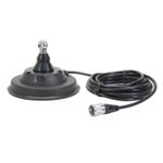Auto si Moto - Electronice auto - Statii radio si detectoare radar - Antena pentru statie auto CB, Inaltime 150 cm, Cu baza magnetica si fluture, Mufa PL, Emisie 15km, Cablu inclus, Otel - Infinity.ro