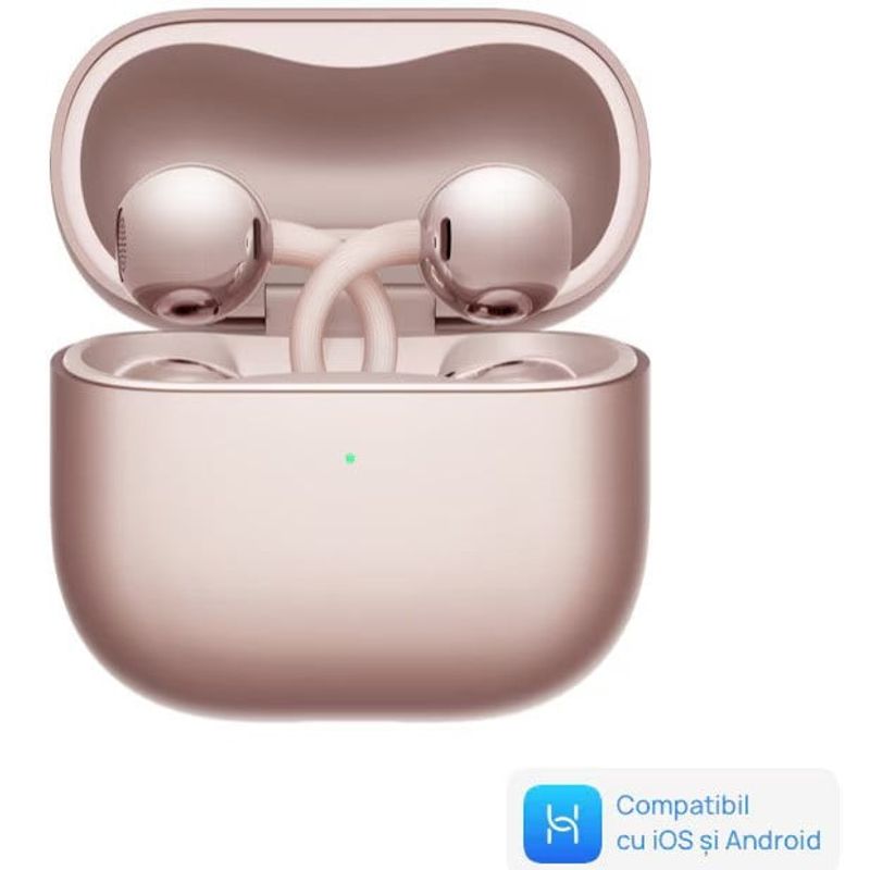 TV, Audio-Video si Foto - Portabile audio - Casti audio - Casti Open-Ear Huawei FreeClip 2, True Wireless, Bluetooth, IP57, Autonomie 38 ore, Rose Gold + 1 Year Loss Care - Infinity.ro