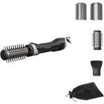 Ingrijire personala si Cosmetice - Aparate & accesorii ingrijire personala - Hair styling - Perii de par electrice - Perie rotativa cu aer cald Rowenta Brush Activ UB9530F0, 1000W, 2 trepte de viteza/temperatura, 2 perii rotative 40/50mm - Infinity.ro