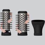 Ingrijire personala si Cosmetice - Aparate & accesorii ingrijire personala - Hair styling - Perii de par electrice - Perie rotativa cu aer cald Rowenta Brush Activ UB9530F0, 1000W, 2 trepte de viteza/temperatura, 2 perii rotative 40/50mm - Infinity.ro