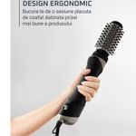 Ingrijire personala si Cosmetice - Aparate & accesorii ingrijire personala - Hair styling - Perii de par electrice - Perie rotativa cu aer cald Rowenta Brush Activ UB9530F0, 1000W, 2 trepte de viteza/temperatura, 2 perii rotative 40/50mm - Infinity.ro
