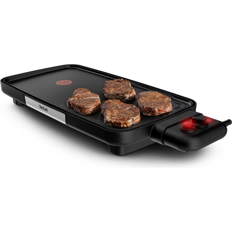 Electronice si Electrocasnice - Electrocasnice bucatarie - Aparate de gatit & desert - Gratare electrice - Gratar electric Tefal Plancha Booster CB641810, 2200 W, Power Boost, termostat ajustabil, suprafata antiaderenta - Infinity.ro