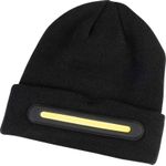 Fashion, accesorii si bijuterii - Barbati - Accesorii barbati - Caciuli si sepci barbati - Caciula cu lanterna LED, 40 cob LED, 140 lm, incarcare usb-c, baterie 750 mah, 3 moduri de iluminare, culoare negra - Infinity.ro