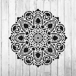 Casa si Gradina - Decoratiuni - DIY - Sabloane decorative pereti - Sablon Perete vopsire, tencuiala 0.7mm Tranquility Mandala Refolosibil, model MXSP7148, 1000 x 1000 mm - Infinity.ro