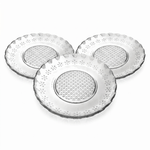 Casa si Gradina - Bucatarie si vesela - Vesela si tacamuri - Farfurii si boluri - Set 3 farfurii intinse din sticla MADGENIX, diametru 25.5 cm, pentru servire masa, friptura sau paste - Infinity.ro