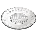 Casa si Gradina - Bucatarie si vesela - Vesela si tacamuri - Farfurii si boluri - Set 3 farfurii intinse din sticla MADGENIX, diametru 25.5 cm, pentru servire masa, friptura sau paste - Infinity.ro