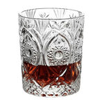 Casa si Gradina - Bucatarie si vesela - Cani si pahare - Pahare - Set 6 pahare din sticla transparenta sculptata tip tumbler bar cocktail pentru bauturi si whiskey 225ml MADGENIX - Infinity.ro