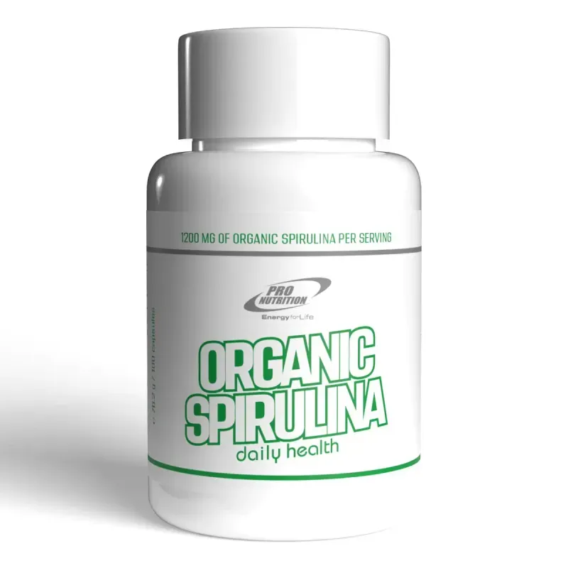 Ingrijire personala si Cosmetice - Sanatate si wellness - Suplimente alimentare - Vitamine si minerale - Organic Spirulina, 100 capsule - Infinity.ro