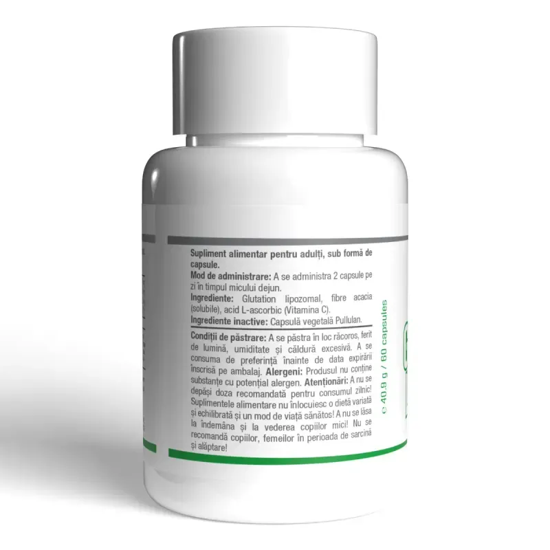 Ingrijire personala si Cosmetice - Sanatate si wellness - Suplimente alimentare - Vitamine si minerale - Glutathion Liposomal, 60 capsule - Infinity.ro