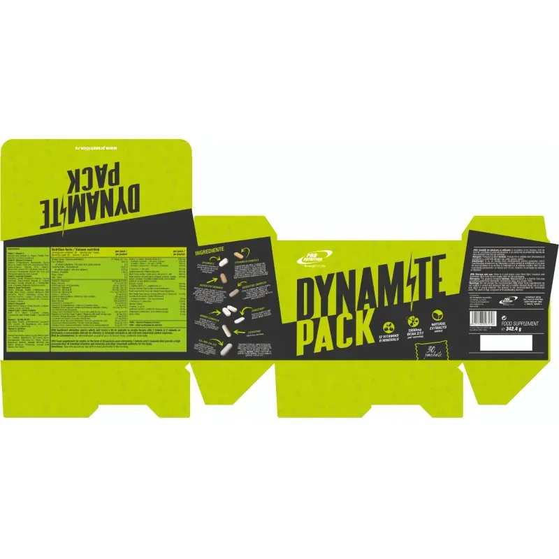 Ingrijire personala si Cosmetice - Sanatate si wellness - Suplimente alimentare - Vitamine si minerale - Complex Vitamine si Minerale, Dynamite Pack, 30 pachete - Infinity.ro