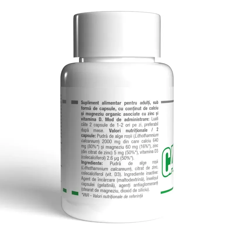 Ingrijire personala si Cosmetice - Sanatate si wellness - Suplimente alimentare - Vitamine si minerale - Calcium Plus, Contine calciu, magneziu, zinc si vitamina D3, 60 capsule - Infinity.ro