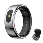 Laptop, Telefoane si Tablete - Wearables si gadgeturi - Gadgeturi - Accesorii SMART - Inel Inteligent Smart Ring GBV LOGIC R08 gri 11(20,9mm), Monitorizare Somn, Ritm Cardiac, SpO2, Fitness Tracker,Autonomie 5 Zile - Infinity.ro