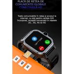 Laptop, Telefoane si Tablete - Wearables si gadgeturi - Wearables - Smartwatch-uri - Smartwatch Android GBV Logic 16GB,  Independent cu SIM, 4G/5G, GPS,  WiFi, 2 camere 2MP+8MP, Apel Video, Ecran HD - Infinity.ro