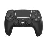 TV, Audio-Video si Foto - Audio profesionale - Controllere - Controller PS5 Wireless GBV Logic, negru, Gamepad Gaming cu Vibratie Dubla, Functie Turbo, LED RGB, Compatibil PS5 si PC - Infinity.ro