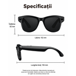 Fashion, accesorii si bijuterii - Barbati - Accesorii barbati - Ochelari de soare barbati - Ochelari Inteligenti AI GBV Logic cu husa de incarcare, Camera Sony 8MP, Lentile Fotocromatice, Husa Power Bank 3600mAh - Infinity.ro