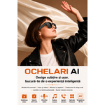 Fashion, accesorii si bijuterii - Barbati - Accesorii barbati - Ochelari de soare barbati - Ochelari Inteligenti AI GBV Logic cu husa de incarcare, Camera Sony 8MP, Lentile Fotocromatice, Husa Power Bank 3600mAh - Infinity.ro