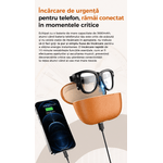 Fashion, accesorii si bijuterii - Barbati - Accesorii barbati - Ochelari de soare barbati - Ochelari Inteligenti AI GBV Logic cu husa de incarcare, Camera Sony 8MP, Lentile Fotocromatice, Husa Power Bank 3600mAh - Infinity.ro