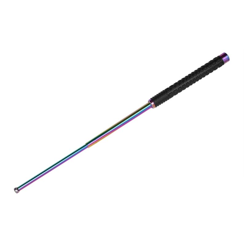 Sport si Outdoor - Sporturi de contact - Produse autoaparare - Baston Telescopic Pliabil DEPOX®, Finisaj Multicolor, Maner Antiderapant, 65 cm - Infinity.ro