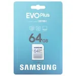 Laptop, Telefoane si Tablete - Telefoane mobile si accesorii - Accesorii Telefoane - Carduri memorie si card reader - Card SDXC 64GB Samsung EVOPlus 130MB/s class 10 FFD V10 MB-SC64K/EU - Infinity.ro