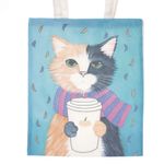 Fashion, accesorii si bijuterii - Femei - Accesorii femei - Genti si rucsacuri femei - Geanta textila din bumbac, dimensiune 34x39 cm, Buticcochet, Multicolor - GND1131 - Infinity.ro