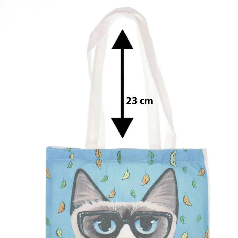 Fashion, accesorii si bijuterii - Femei - Accesorii femei - Genti si rucsacuri femei - Geanta textila din bumbac, dimensiune 34x39 cm, Buticcochet, Multicolor - GND1133 - Infinity.ro