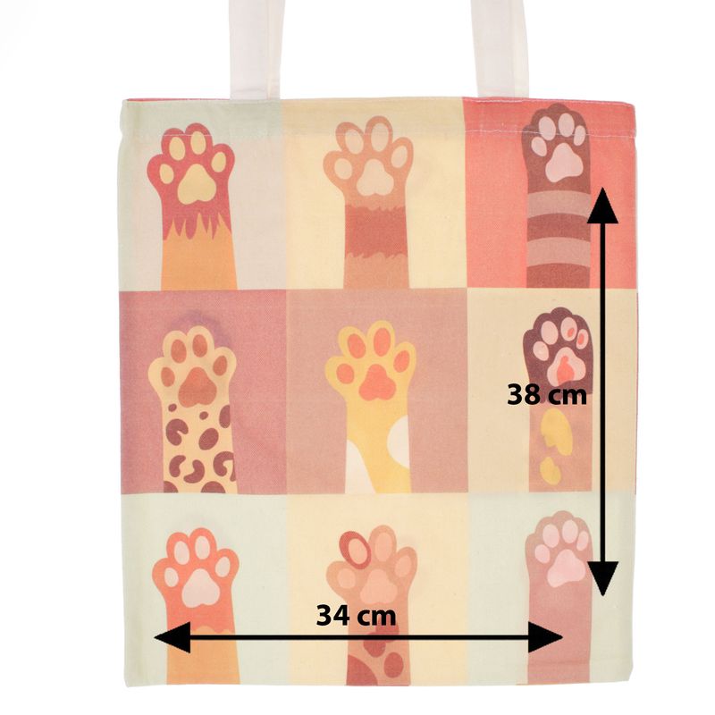 Fashion, accesorii si bijuterii - Femei - Accesorii femei - Genti si rucsacuri femei - Geanta textila din bumbac, dimensiune 34x39 cm, Buticcochet, Multicolor - GND1129 - Infinity.ro