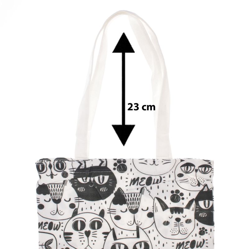 Fashion, accesorii si bijuterii - Femei - Accesorii femei - Genti si rucsacuri femei - Geanta textila din bumbac, dimensiune 34x39 cm, Buticcochet, Multicolor - GND1130 - Infinity.ro