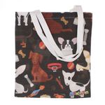 Fashion, accesorii si bijuterii - Femei - Accesorii femei - Genti si rucsacuri femei - Geanta textila din bumbac, dimensiune 34x39 cm, Buticcochet, Multicolor - GND1128 - Infinity.ro