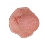 Fashion, accesorii si bijuterii - Femei - Accesorii femei - Caciuli si palarii femei - Palarie dama, Buticcochet, din bumbac si poliester, cu banda decorativa, one size, Portocaliu - PAL1904 - Infinity.ro