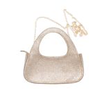Fashion, accesorii si bijuterii - Femei - Accesorii femei - Genti si rucsacuri femei - Geanta, de dama, din material sintetic, ButicCochet, 20x10x6 cm, cu strasuri, Auriu - GND1084 - Infinity.ro