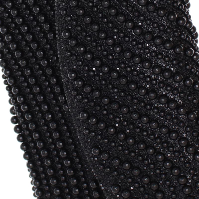 Fashion, accesorii si bijuterii - Femei - Accesorii femei - Genti si rucsacuri femei - Geanta, de dama, din material sintetic, ButicCochet, 20x13x5 cm, cu strasuri si perle, Negru - GND1092 - Infinity.ro