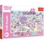 Jucarii, Copii si Bebe - Jucarii si jocuri - Jocuri si puzzle - Puzzle - Puzzle trefl 300 descopera lumea lui hello kitty - Infinity.ro