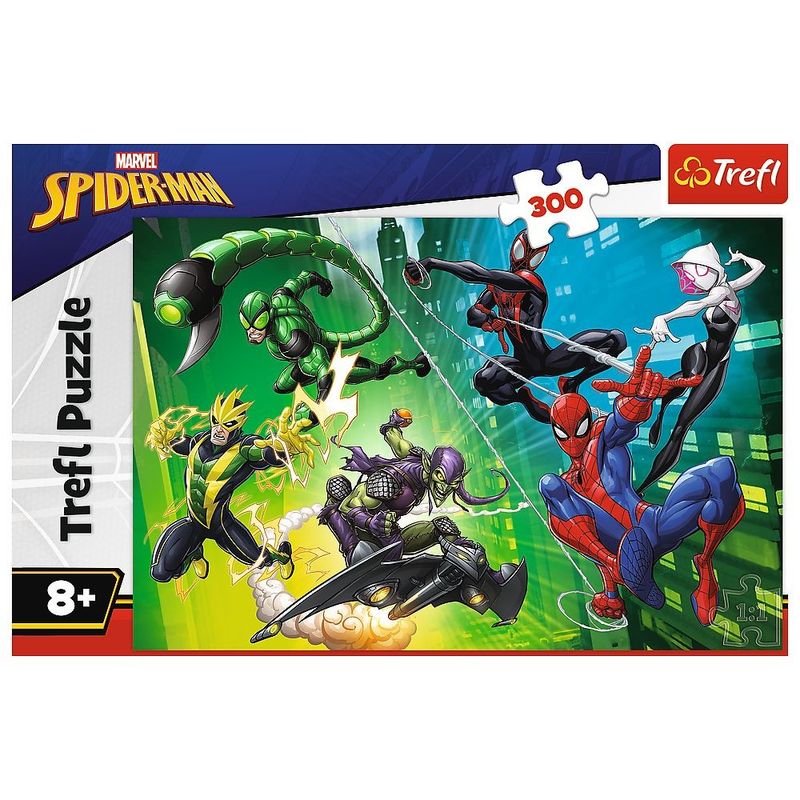 Jucarii, Copii si Bebe - Jucarii si jocuri - Jocuri si puzzle - Puzzle - Puzzle trefl 300 marvel spiderman panza omului paianjen - Infinity.ro
